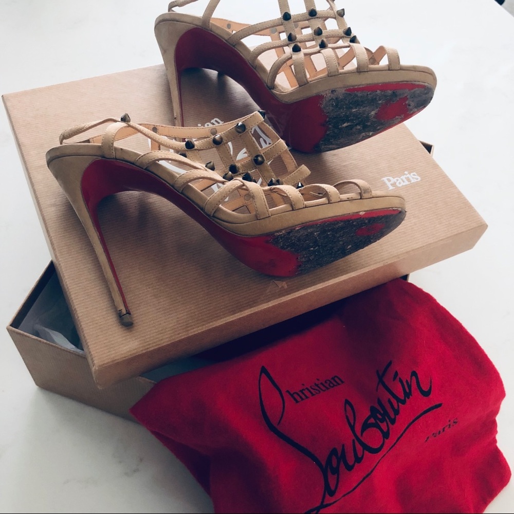 Christian Louboutin Beige 40.5 - Picture 6 of 8